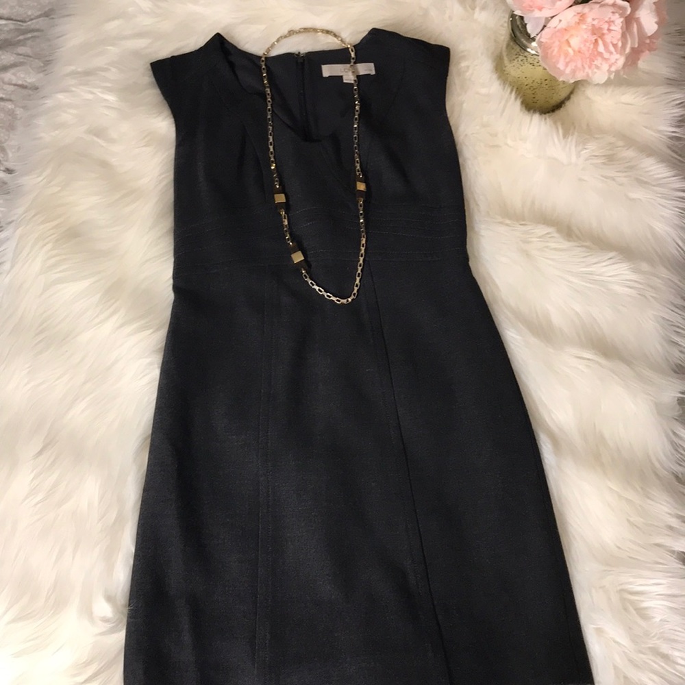 🔸Loft structured dress